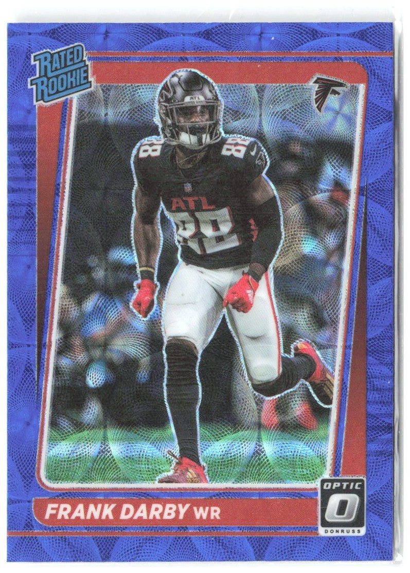 Frank Darby Donruss Optic - Blue Scope 290 2021 Atlanta Falcons