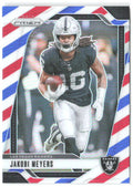 Jakobi Meyers Panini Prizm - Red White and Blue 151 2024 Las Vegas Raiders