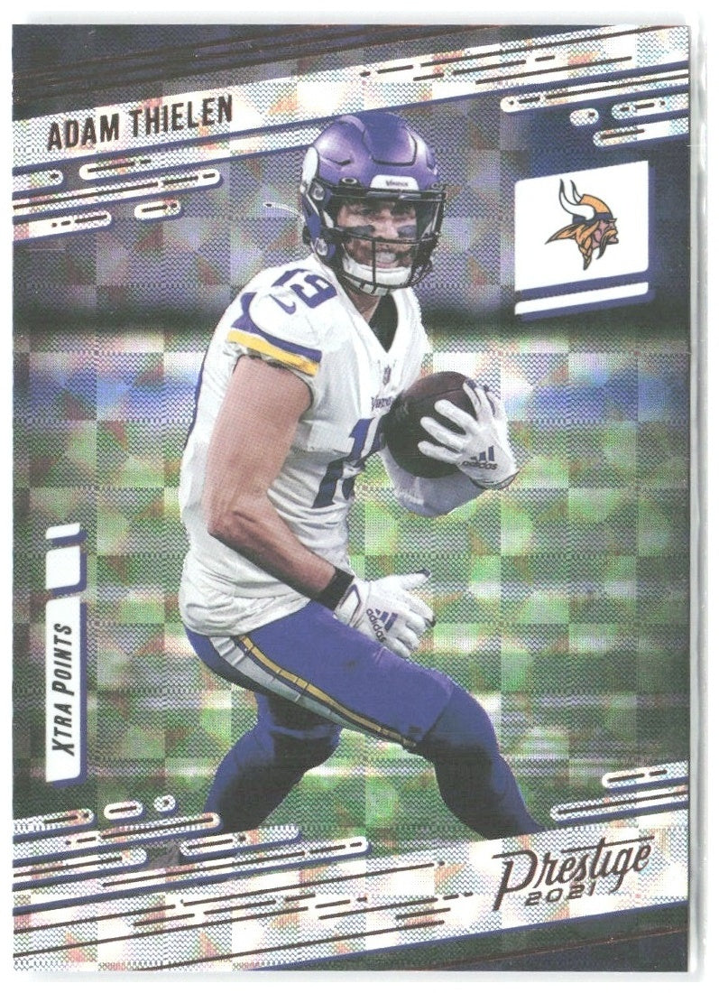 Adam Thielen Panini Prestige - Xtra Points Hyper 158 2021 Minnesota Vikings