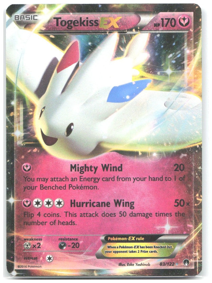 Togekiss EX Holo Ultra Rare XY BREAKpoint 83/122 NM Eske Yoshinob