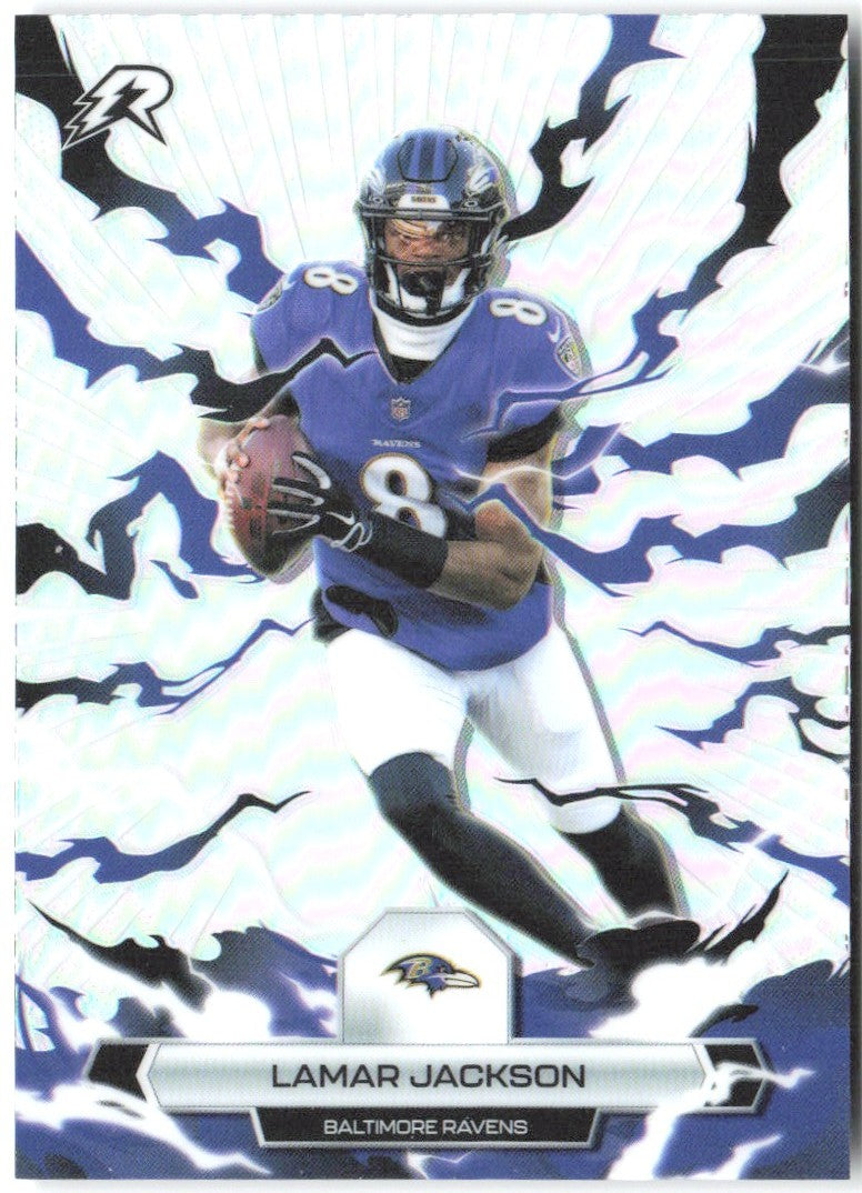 Lamar Jackson Topps Resurgence - Refractor 7 2025 Baltimore Ravens