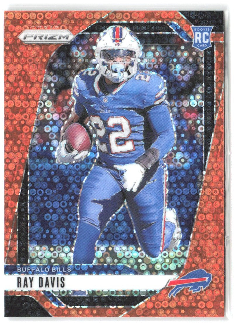 Ray Davis Panini Prizm - Disco 382 2024 Buffalo Bills