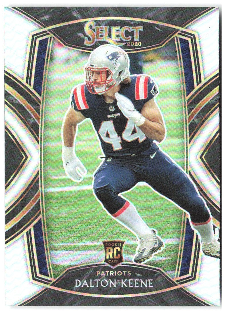 Dalton Keene Panini Select - Silver Prizm 297 2020 New England Patriots