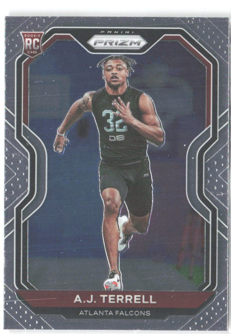 A.J. Terrell Panini Prizm 346 2020 Atlanta Falcons RC