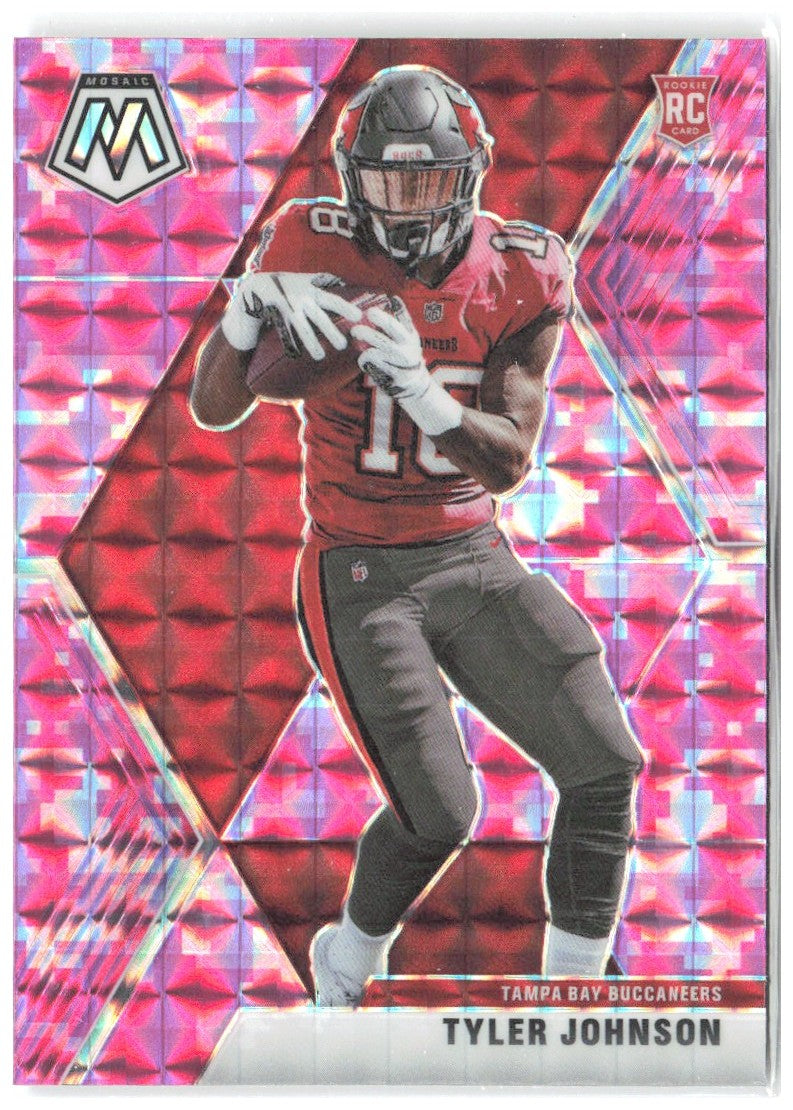 Tyler Johnson Panini Mosaic - Prizm Camo Pink 241 2020 Tampa Bay Buccaneers