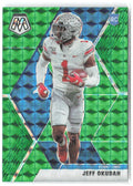 Jeff Okudah Panini Mosaic - Prizm Green 243 2020 Detroit Lions
