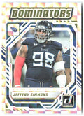 Jeffery Simmons Donruss - Dominators DOM-JSS 2025 Tennessee Titans