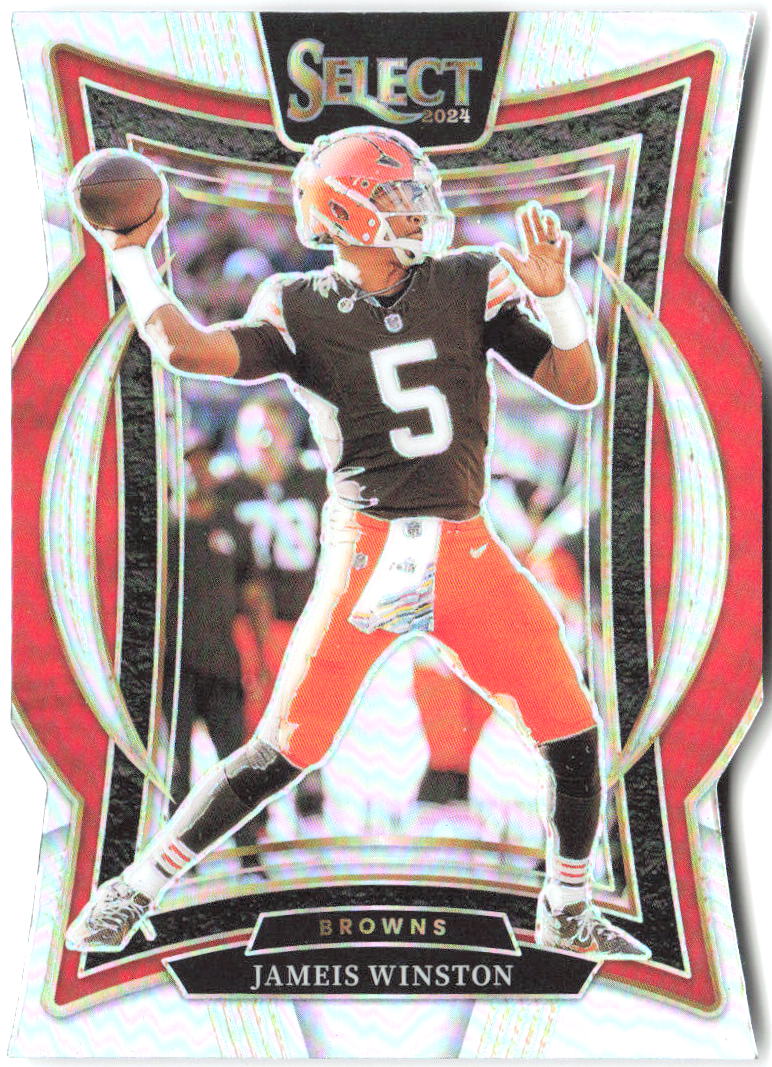 Jameis Winston Panini Select - Silver Prizm Die Cut 67 2024 Cleveland Browns