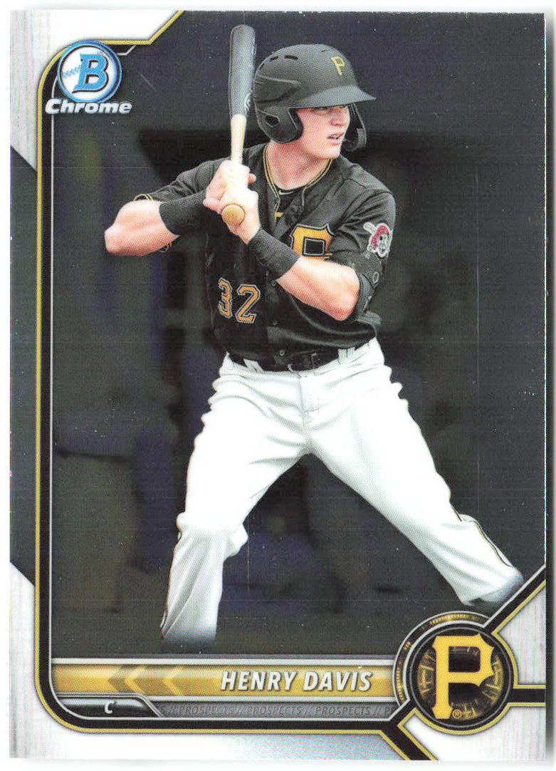 Henry Davis Bowman - Chrome Prospects BCP-148 2022 Pittsburgh Pirates