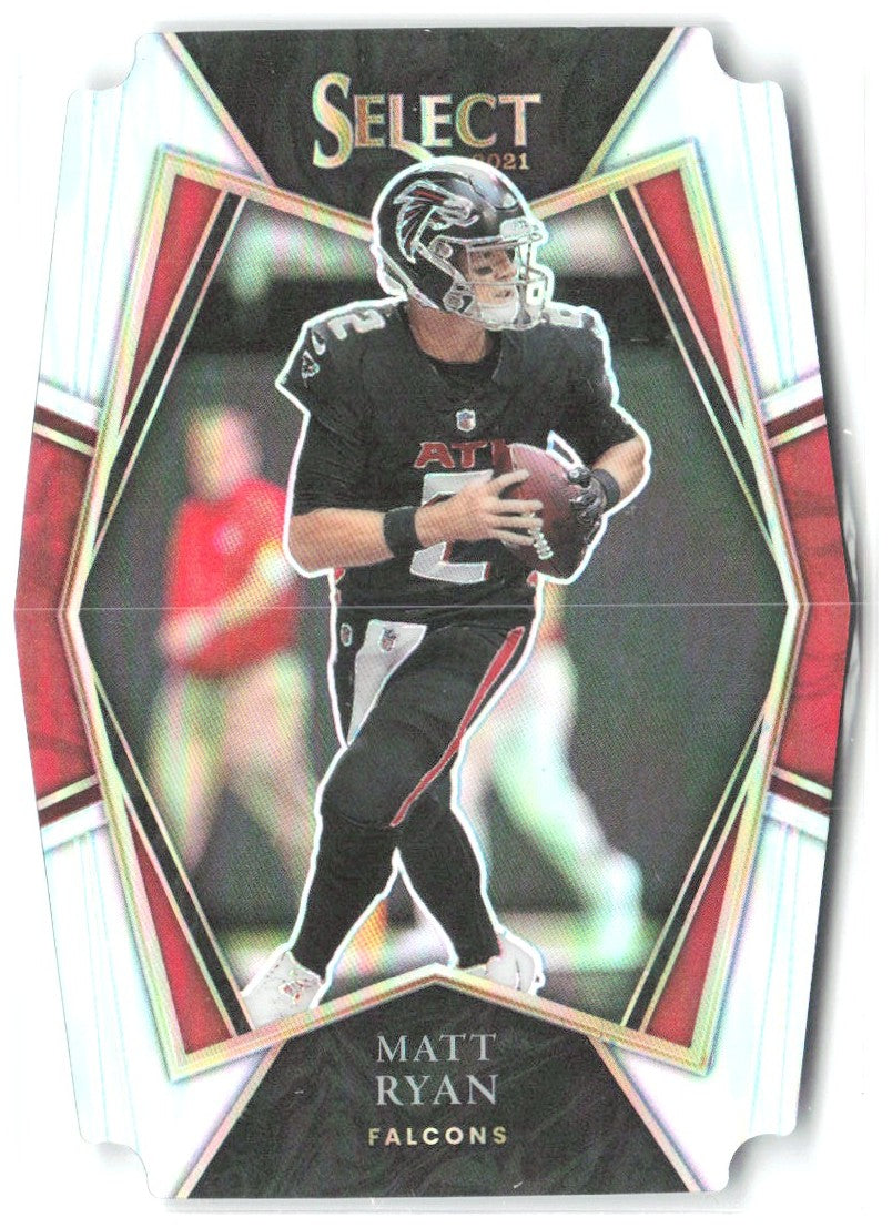 Matt Ryan Panini Select - Silver Prizm Die Cut 104 2021 Atlanta Falcons
