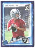 Cam Miller Donruss Optic - Purple Shock 261 2025 Las Vegas Raiders