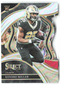 Kendre Miller Select - Black and Red Prizms Die Cuts 244 2023 New Orleans Saints