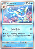 Vaporeon Holo Rare SV Prismatic Evolutions 022/131 NM kirisAki