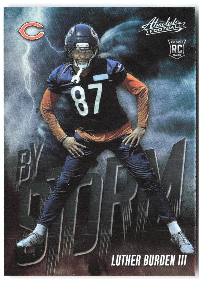 Luther Burden III Panini Absolute - By Storm 9 2025 Chicago Bears