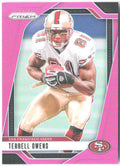 Terrell Owens Panini Prizm - Pink 257 2024 San Francisco 49ers