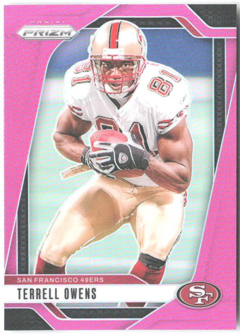 Terrell Owens Panini Prizm - Pink 257 2024 San Francisco 49ers