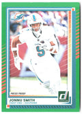 Jonnu Smith Donruss - Press Proofs Green 267 2025 Miami Dolphins