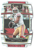 Trey Lance Panini Select - Silver Prizm Die Cut 45 2021 San Francisco 49ers