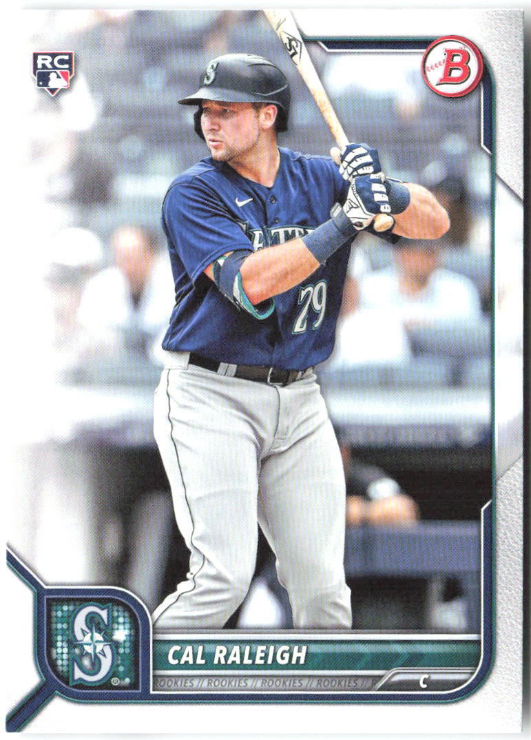 Cal Raleigh Bowman 49 2022 Seattle Mariners RC