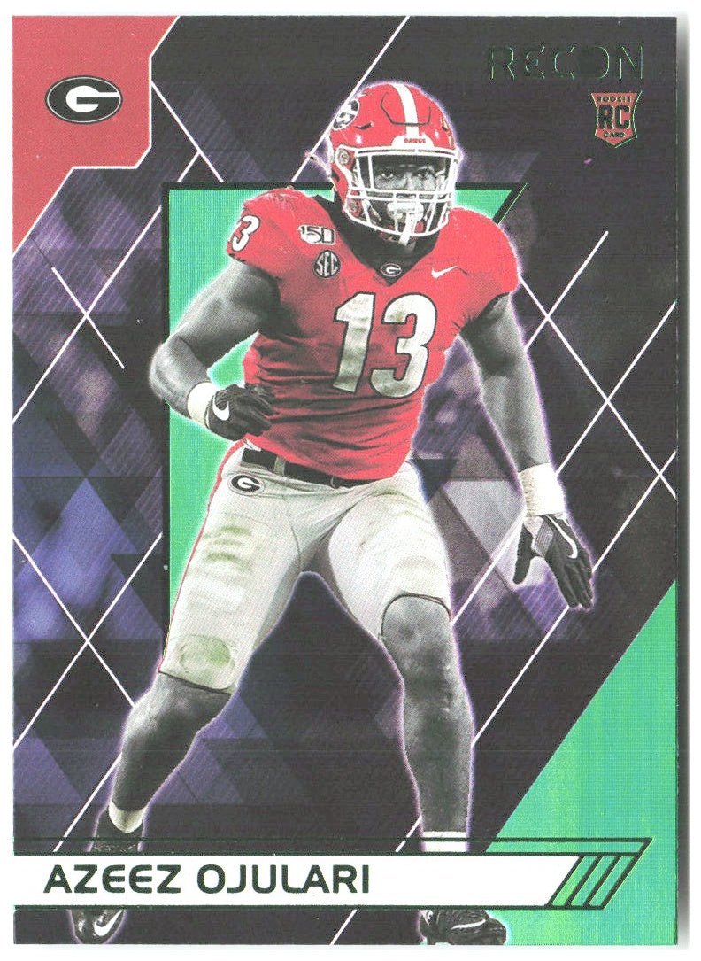 Azeez Ojulari Panini Chronicles Draft Picks - Green 150 2021 Georgia Bulldogs
