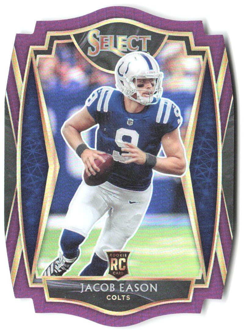 Jacob Eason Panini Select - Purple Prizm Die Cut 148 2020 Indianapolis Colts