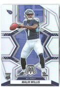 Malik Willis Panini Mosaic - Silver 302 2022 Tennessee Titans