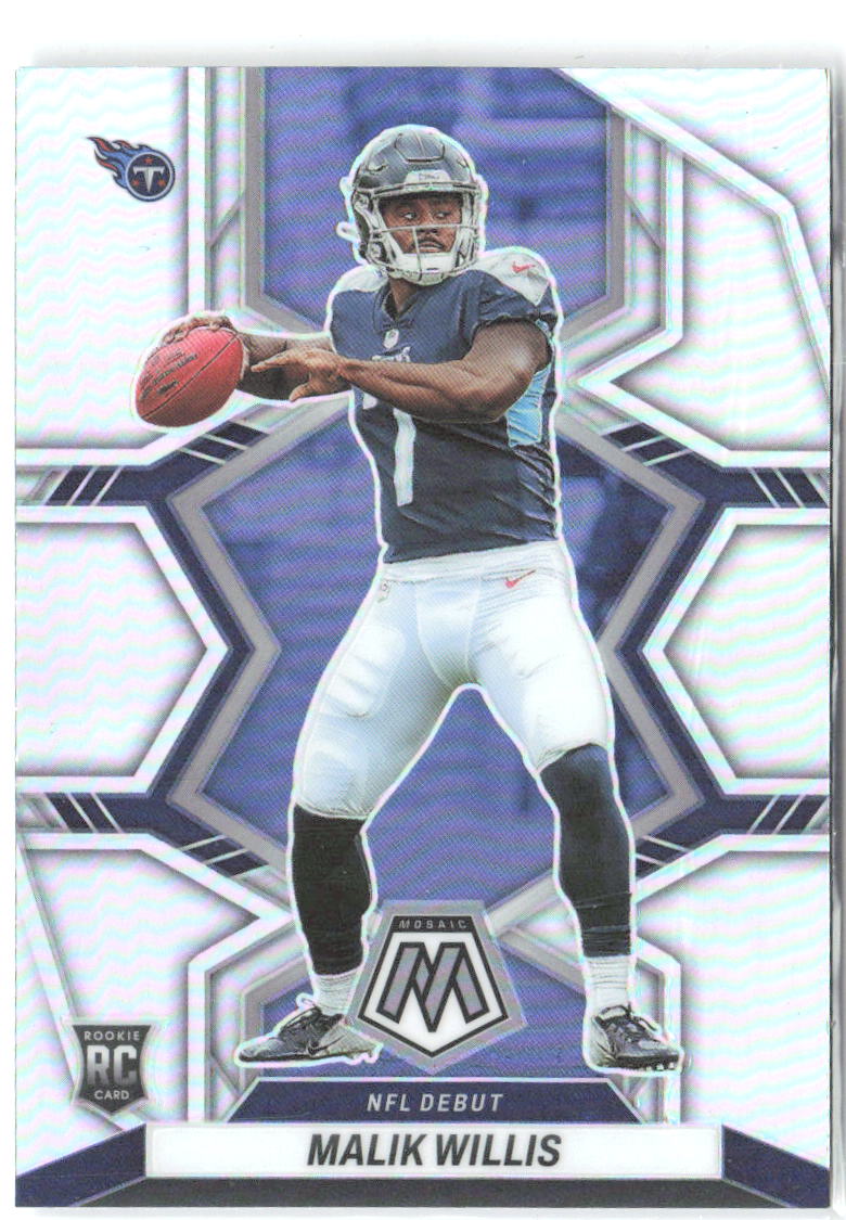 Malik Willis Panini Mosaic - Silver 302 2022 Tennessee Titans
