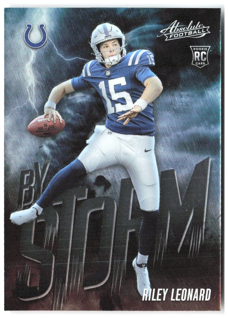 Riley Leonard Panini Absolute - By Storm 14 2025 Indianapolis Colts