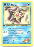 Misty's Staryu 1st Edition Common Gym Heroes 090/132 NM Ken Sugimori