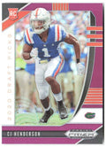 CJ Henderson Panini Prizm Draft Picks - Prizms Purple 157 2020 Florida Gators