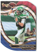 James Morgan Panini Select - Tri-Color Prizm Die Cut 384 2020 New York Jets