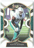 Austin Jackson Panini Select - Silver Prizm 91 2020 Miami Dolphins