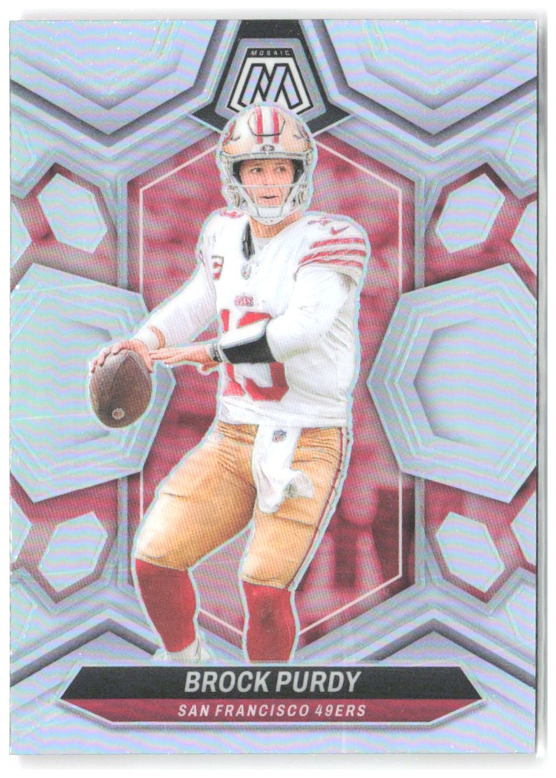 Brock Purdy Panini Mosaic - Silver 190 2024 San Francisco 49ers