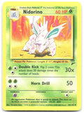 Nidorino Uncommon Base Set 2 054/130 NM Mitsuhiro Arita