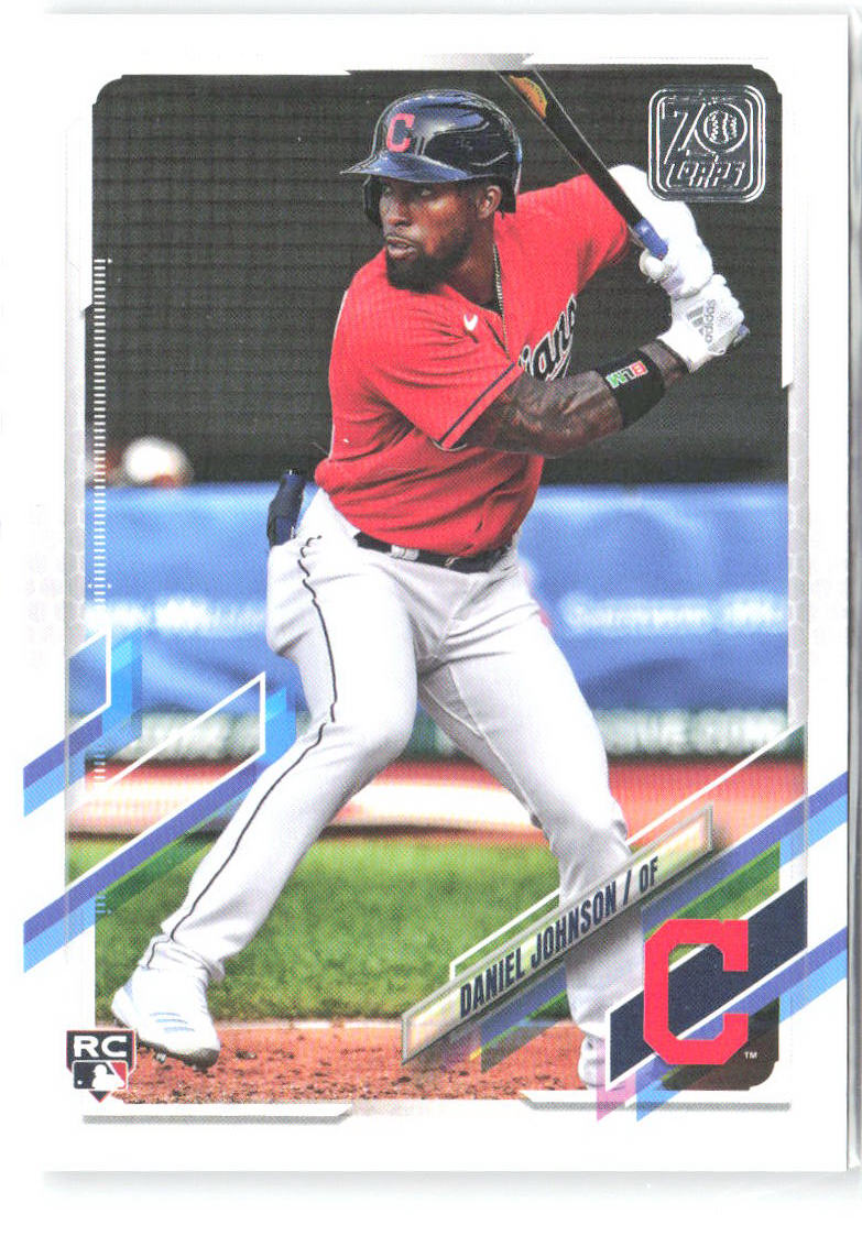 Daniel Johnson Topps 103 2021 Cleveland Indians RC