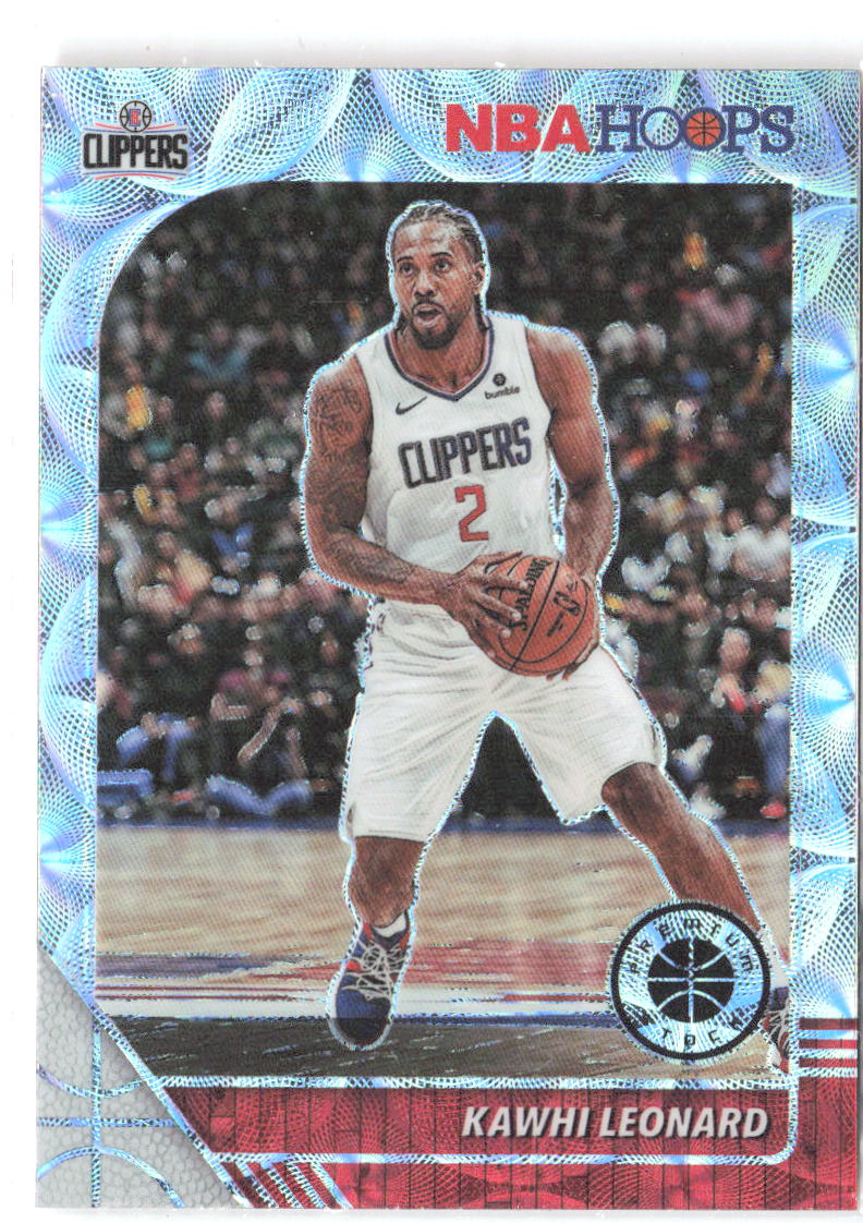 Kawhi Leonard Hoops Premium Stock - Prizms Silver Scope 177 2019-20 Clippers