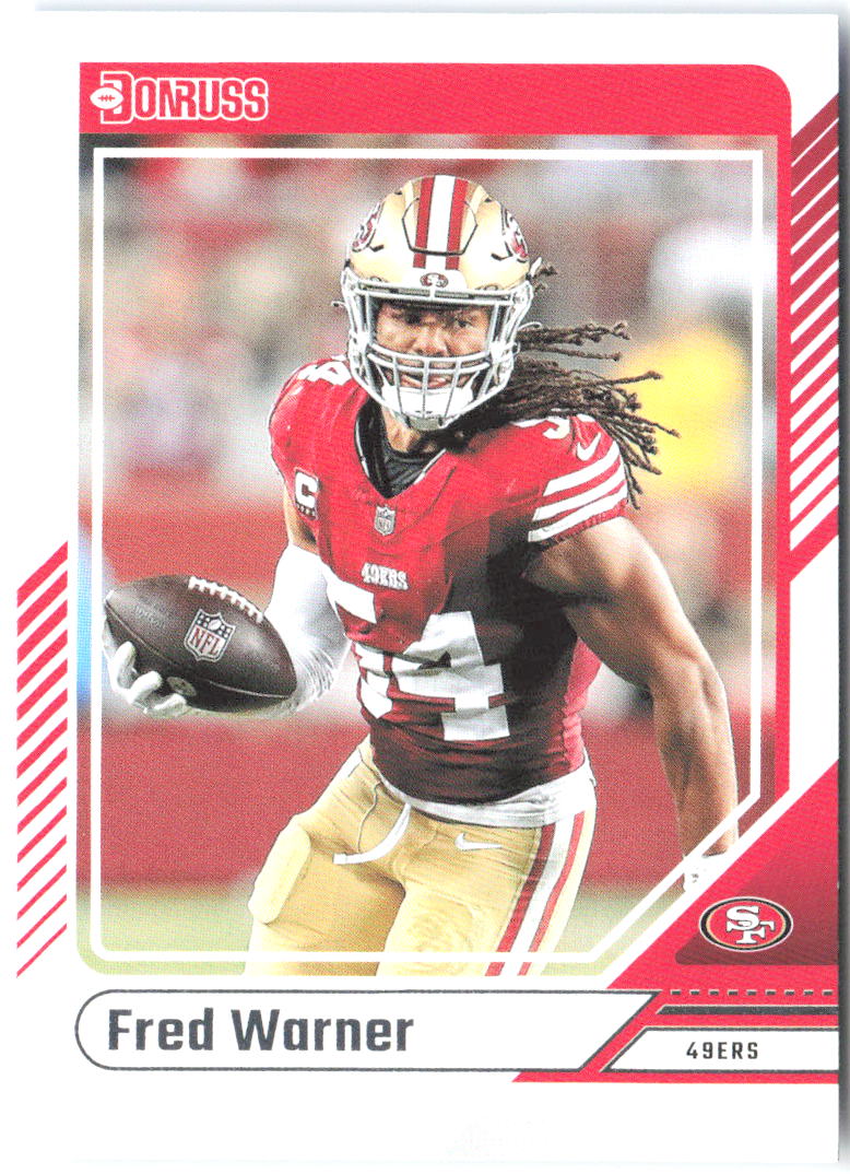Fred Warner Donruss 18 2024 San Francisco 49ers