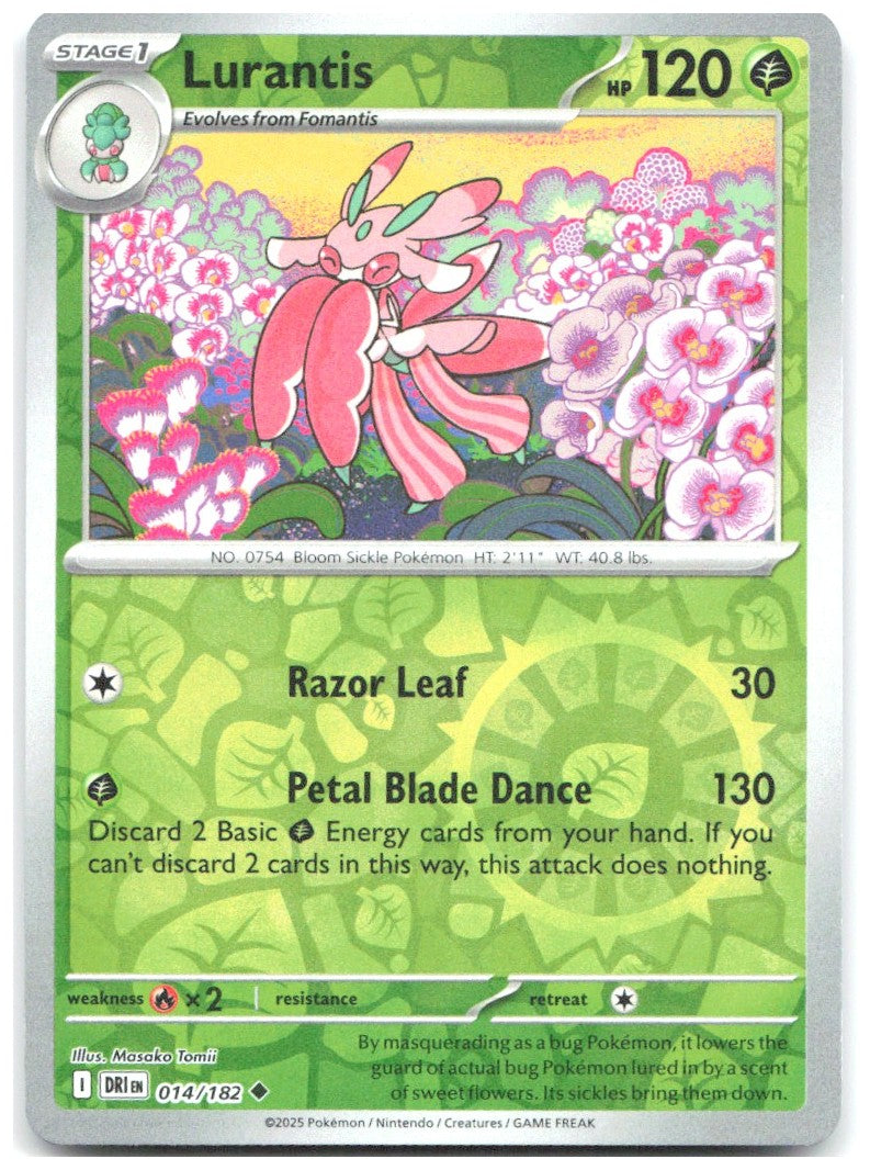 Lurantis Reverse Holo Uncommon SV10 Destined Rivals 014/182 NM Masako Tomii