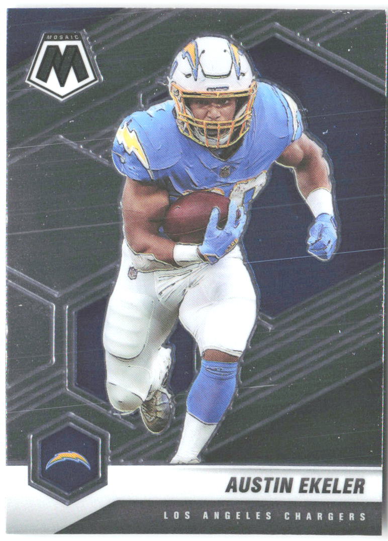 Austin Ekeler Panini Mosaic 114 2021 Los Angeles Chargers