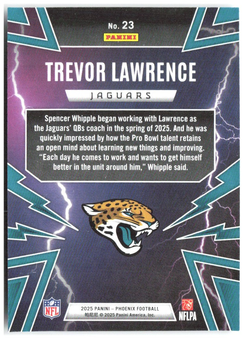 Trevor Lawrence Panini Phoenix - Thunderbirds 23 2025 Jacksonville Jaguars