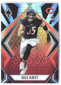 Cole Kmet Panini Phoenix - Fire Burst 130 2020 Chicago Bears