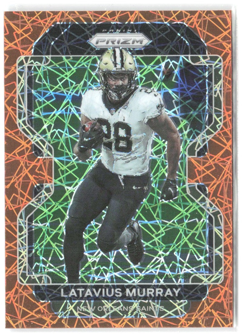 Latavius Murray Panini Prizm - Lazer 305 2021 New Orleans Saints
