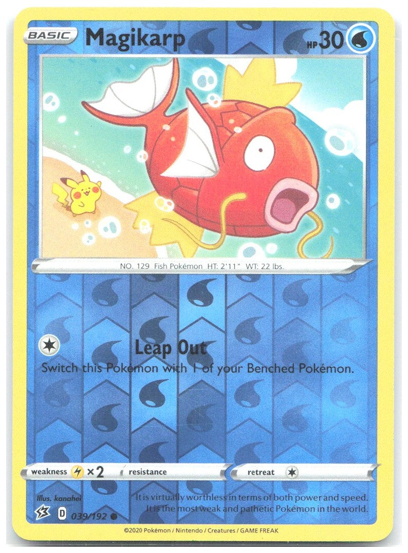Magikarp Reverse Holo Common SWSH02 Rebel Clash 039/192 NM kanahei
