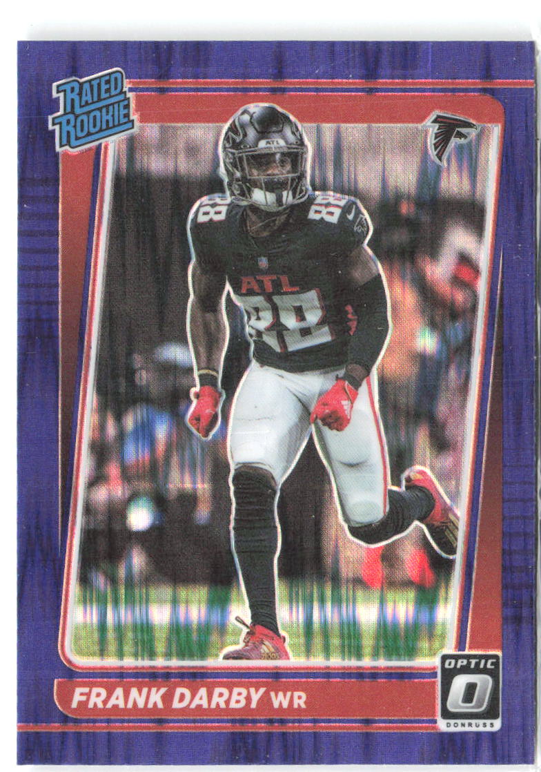 Frank Darby Donruss Optic - Purple Shock 290 2021 Atlanta Falcons