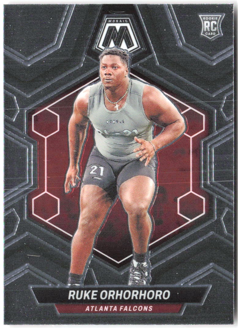 Ruke Orhorhoro Panini Mosaic 335 2024 Atlanta Falcons RC