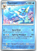 Vaporeon Reverse Holo Rare SV: Prismatic Evolutions 022/131 NM kirisAki