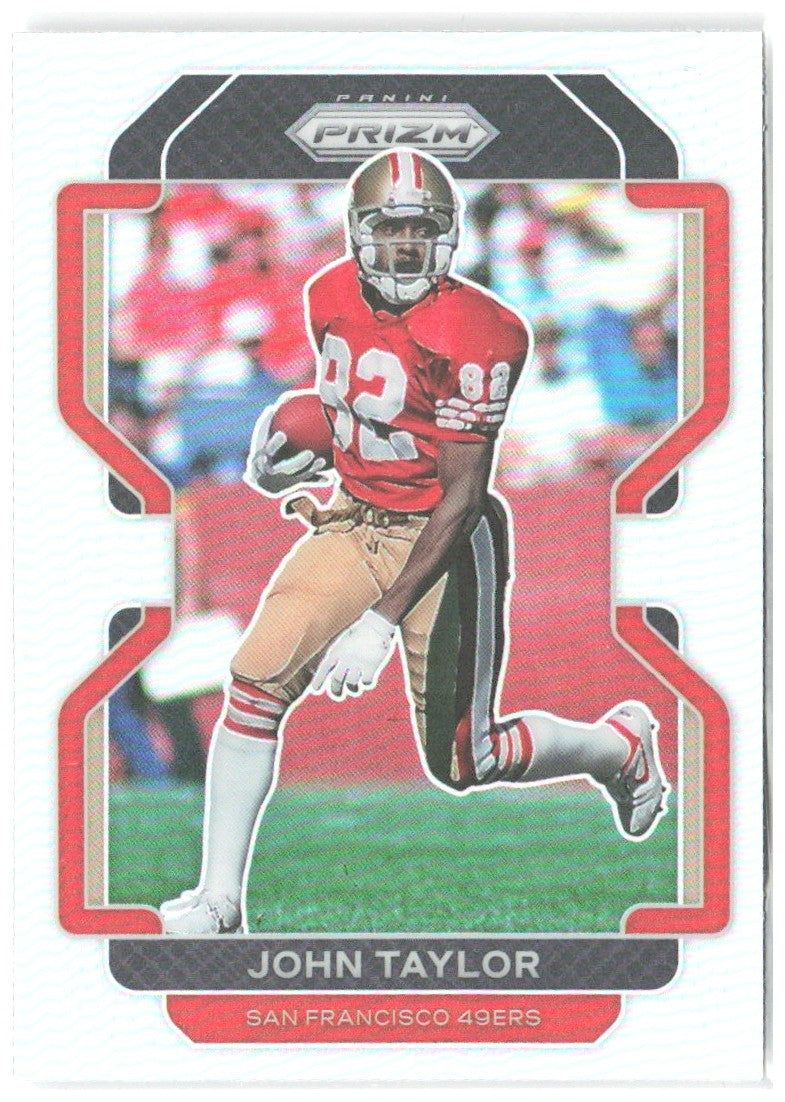 John Taylor Panini Prizm - Silver 61 2021 San Francisco 49ers