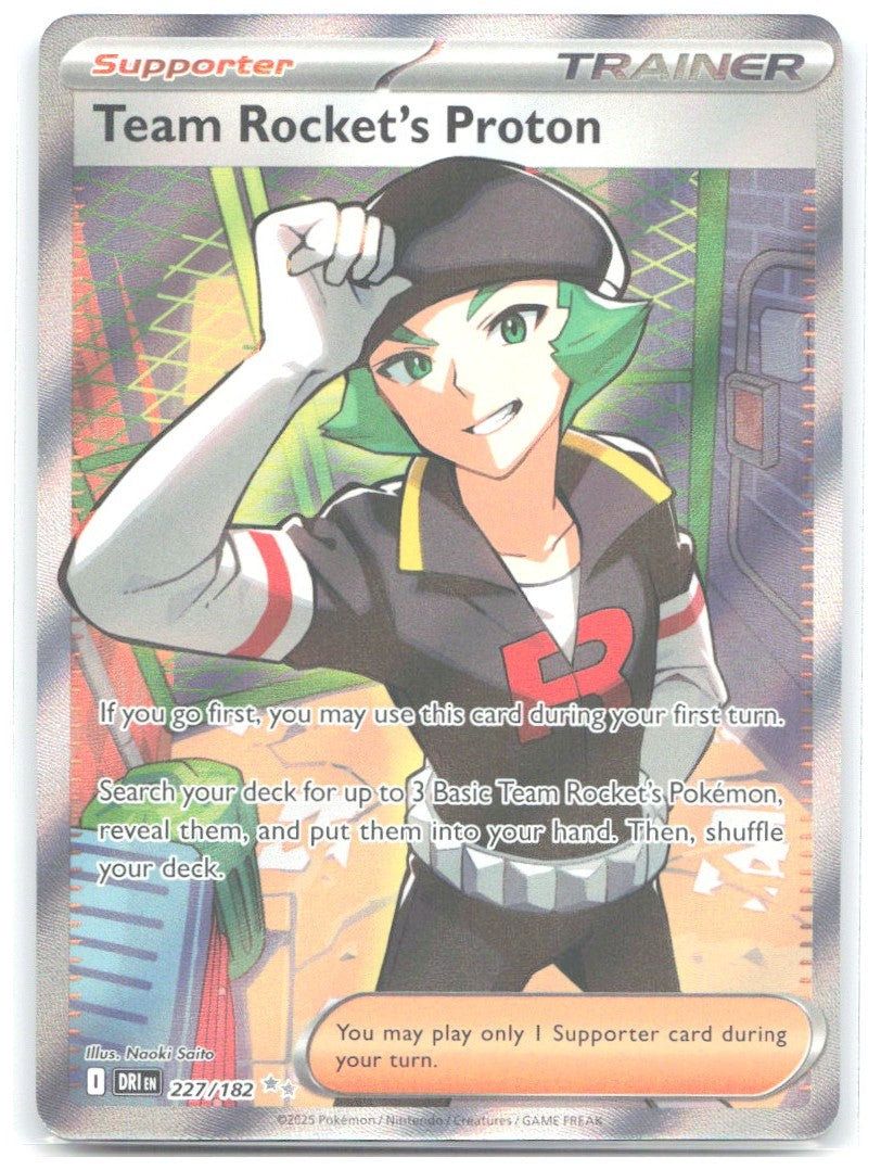 Team Rocket's Proton Ultra Rare SV10 Destined Rivals 227/182 NM aky CG Works
