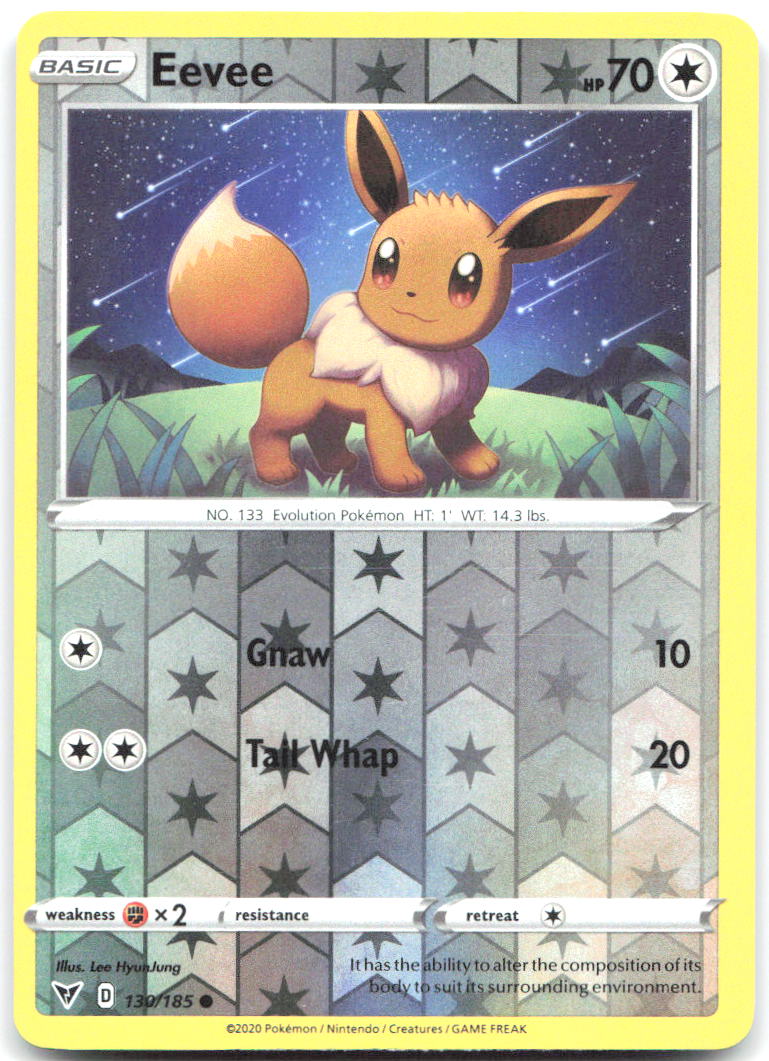 Eevee Reverse Holo Common SWSH04 Vivid Voltage 130/185 NM Lee HyunJung