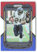 LaDainian Tomlinson Panini Prizm Red White and Blue 157 2022 San Diego Chargers